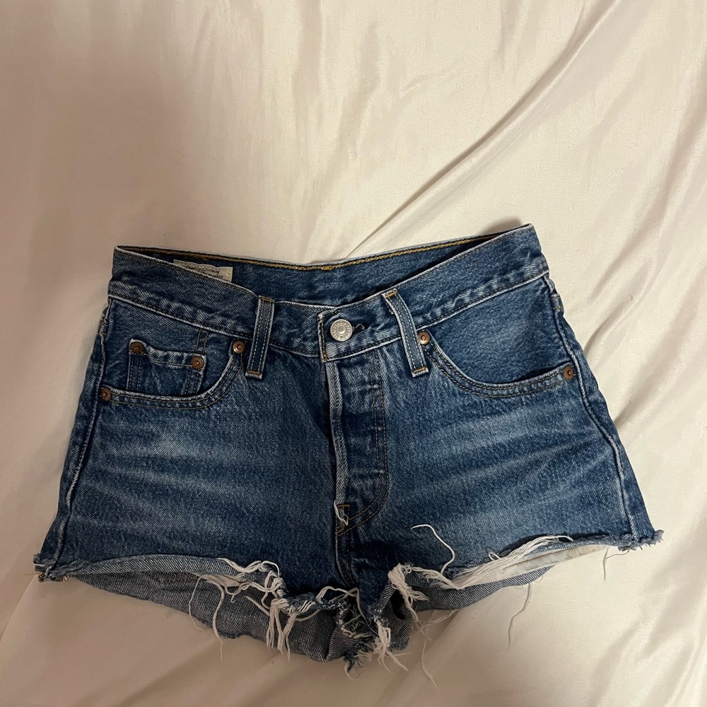 LEVI 505 DARK DENIM JEANSHORTS